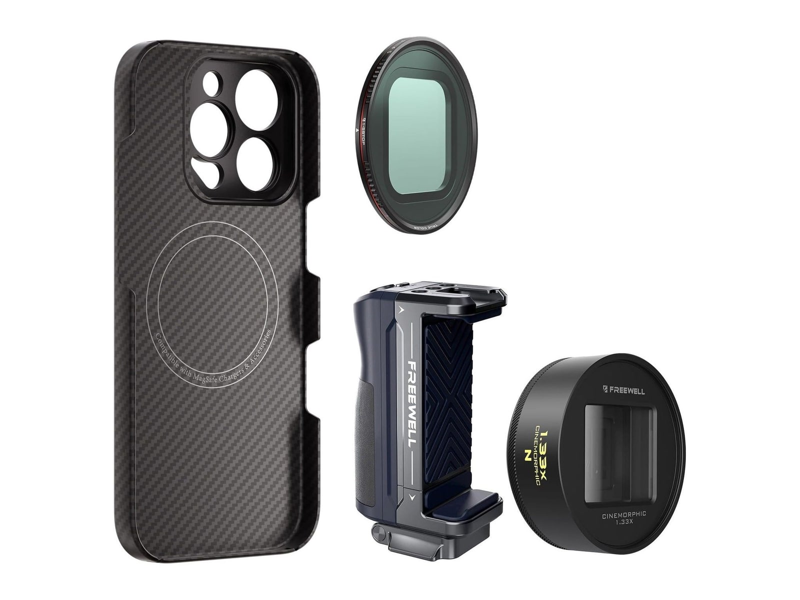 Freewell - iPhone Pro Filmmaker Cine Pro Kit Neutral / iPhone 16 Pro Camera Accessories - Neutral