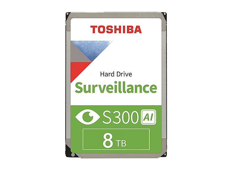 Toshiba - S300 AI 8TB Storage Drives - SATA 6.0Gb/s