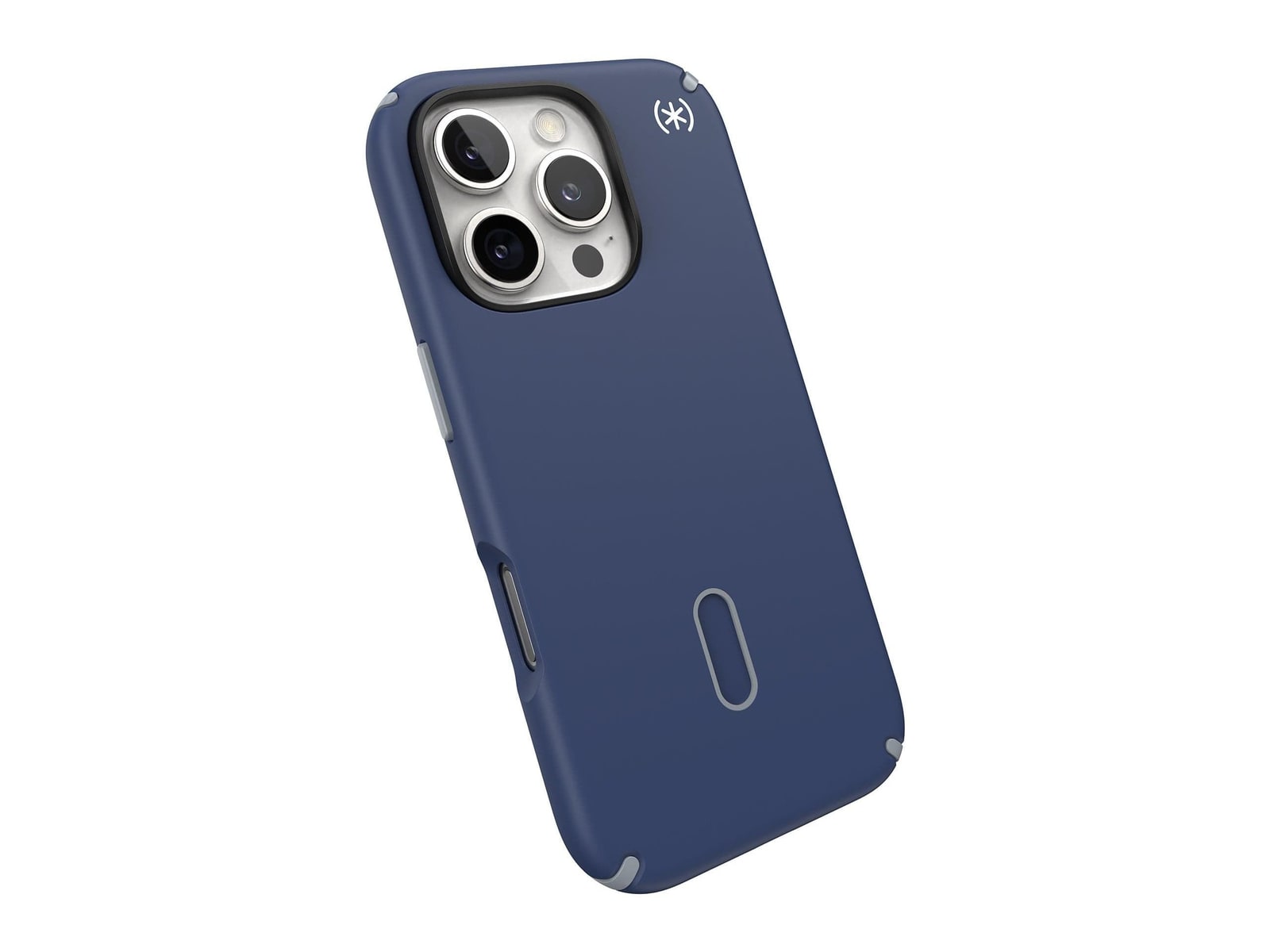 Speck - Presidio2 Pro MagSafe with ClickLock - iPhone 16 Pro - Coastal Blue/Dust Grey