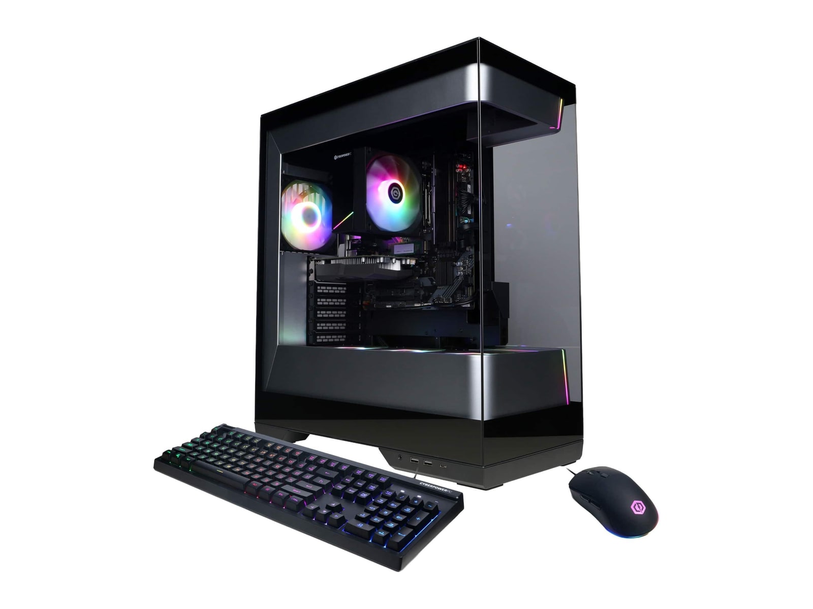CyberPowerPC - Gamer Master GMA6600BST - AMD Ryzen 5 5500 chip - 8GB Memory - 500GB SSD - Black
