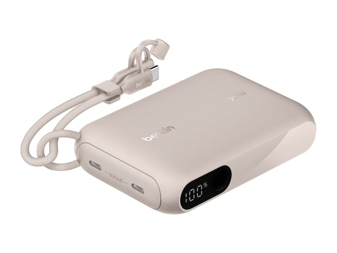 Belkin - BoostCharge Power Bank 10K Power Banks - Sand