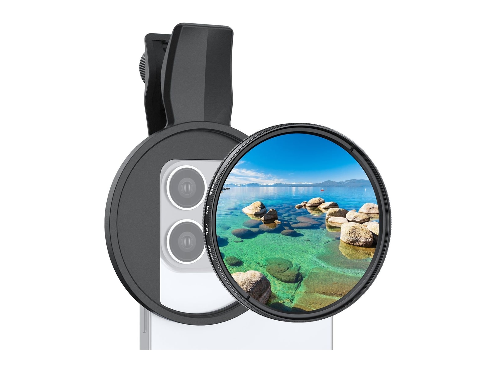 Neewer - FL-B23/FL-B19 67mm Clip On CPL Filter For Smartphone Camera Accessories