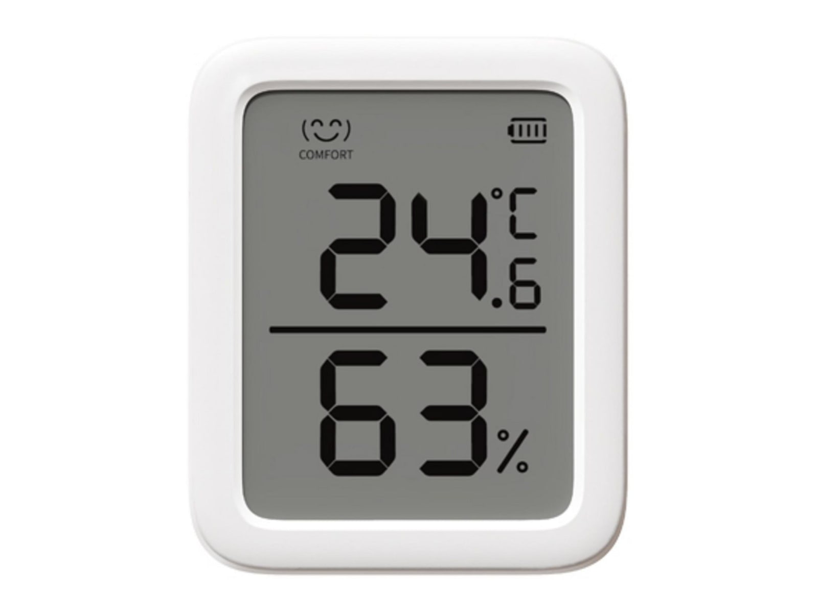 SwitchBot - Smart Thermo Plus Thermo-Hygrometer Smart Thermostats - White