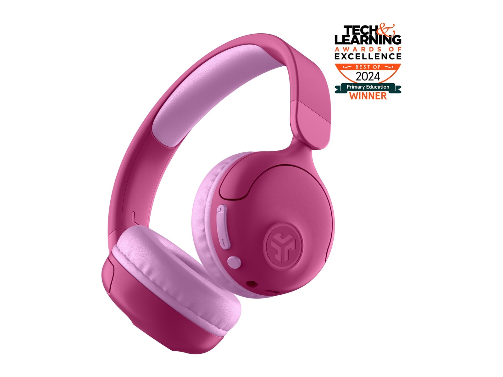JLab - JBuddies Pop Wireless On-Ear Headphones - Pink