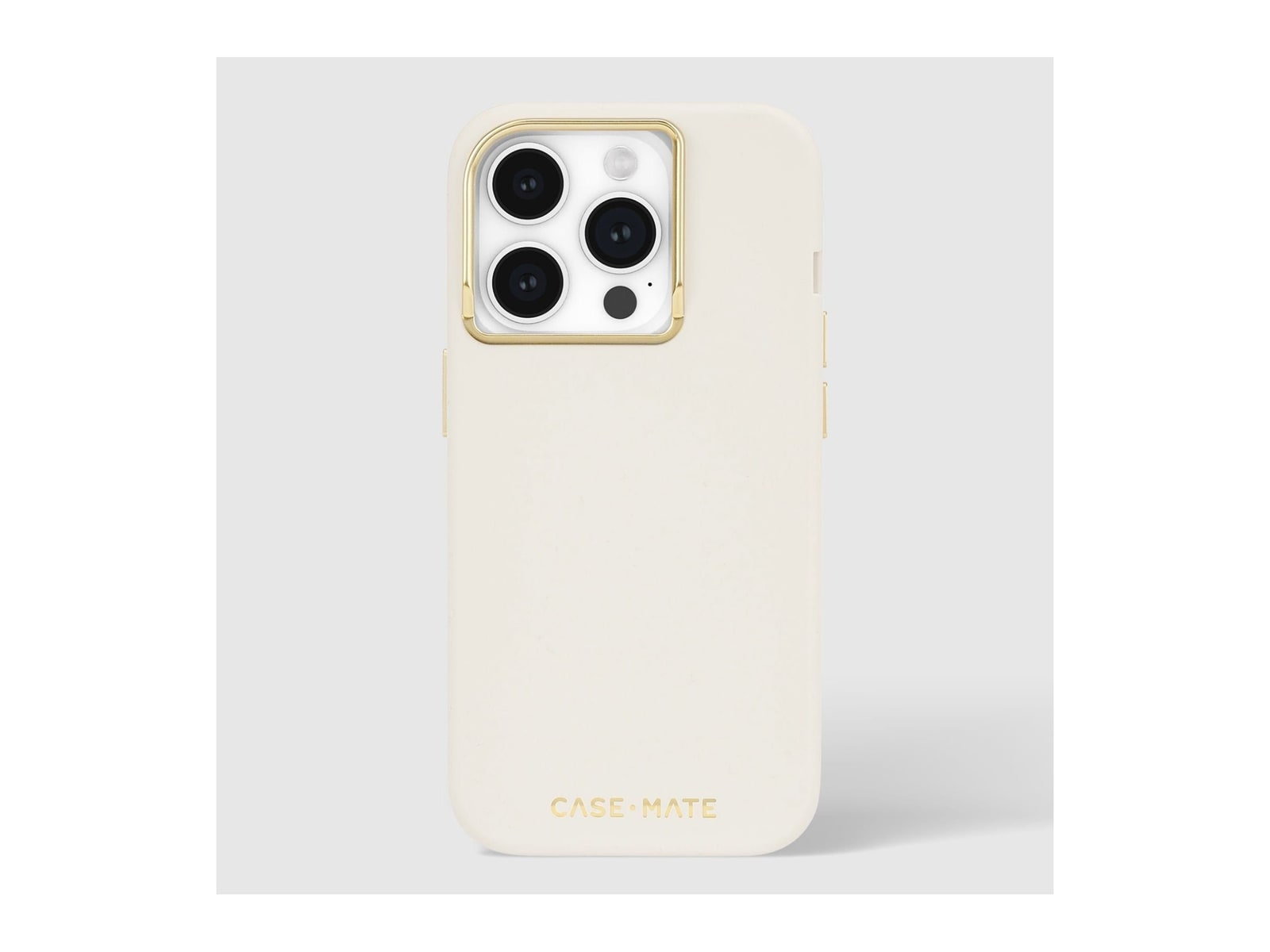 Case-Mate - Silicone Beige MagSafe - iPhone 15 Pro