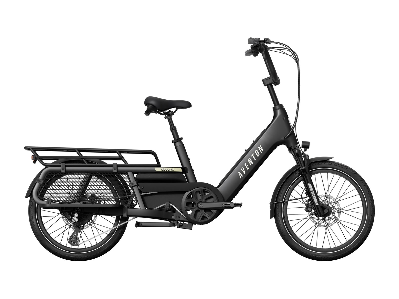 Aventon - Abound LR One Size Matte Stealth Electric Bikes