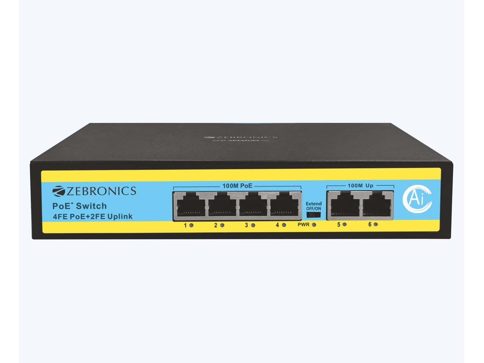 Zebronics - Zeb 4PM2UM 65 - 4 Port POE Switch PoE Switches
