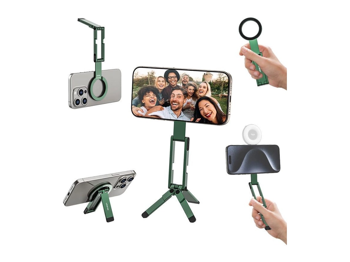 Ulanzi - MA60 Foldable Magnetic Phone Tripod Camera Accessories - Moss