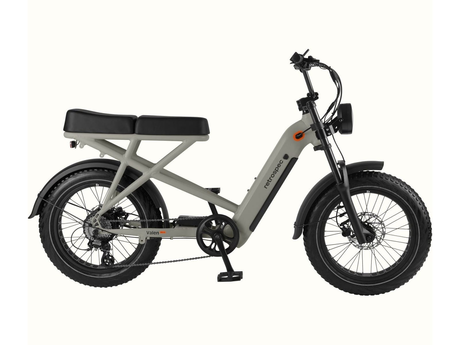 Retrospec - Valen Rev Plus Step-Through Matte Shale Electric Bikes