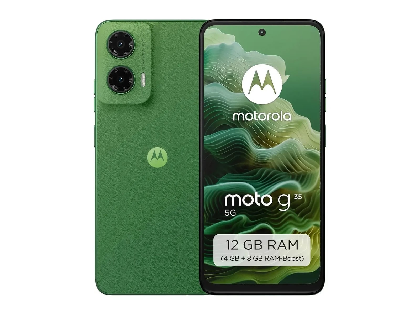 Motorola - Moto G35 5G 128GB - Leaf Green