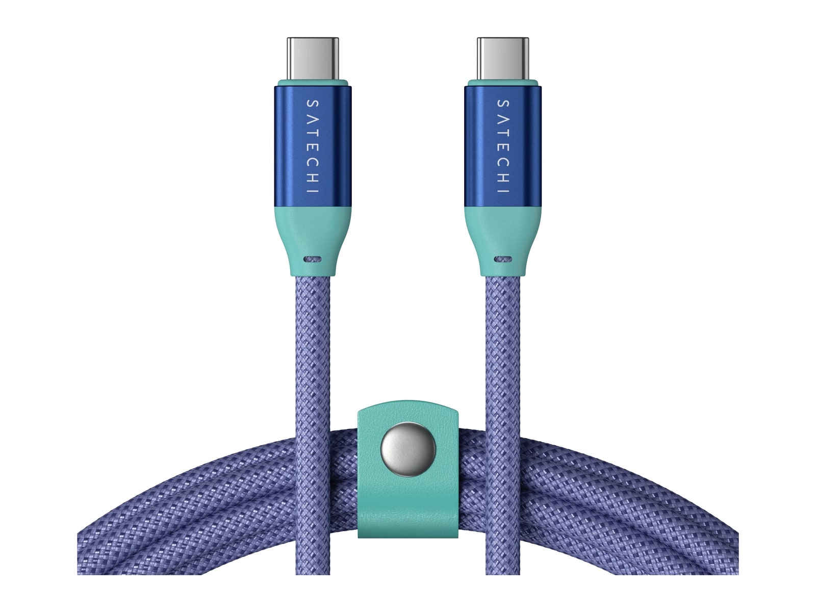 Satechi - USB-C to USB-C Data and Charge Cable Purple USB-C Cables
