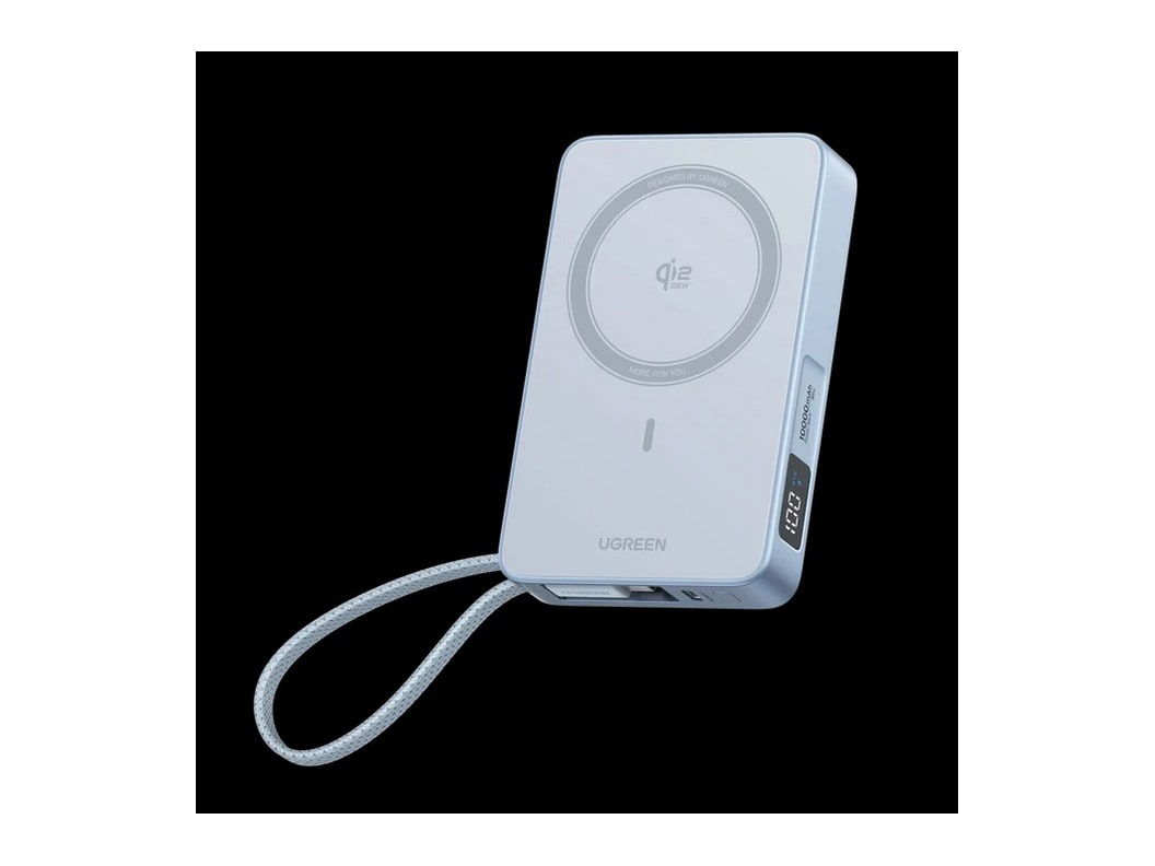 UGREEN - MagFlow Qi2 25W Magnetic Wireless Blue 10000 mAh Power Banks