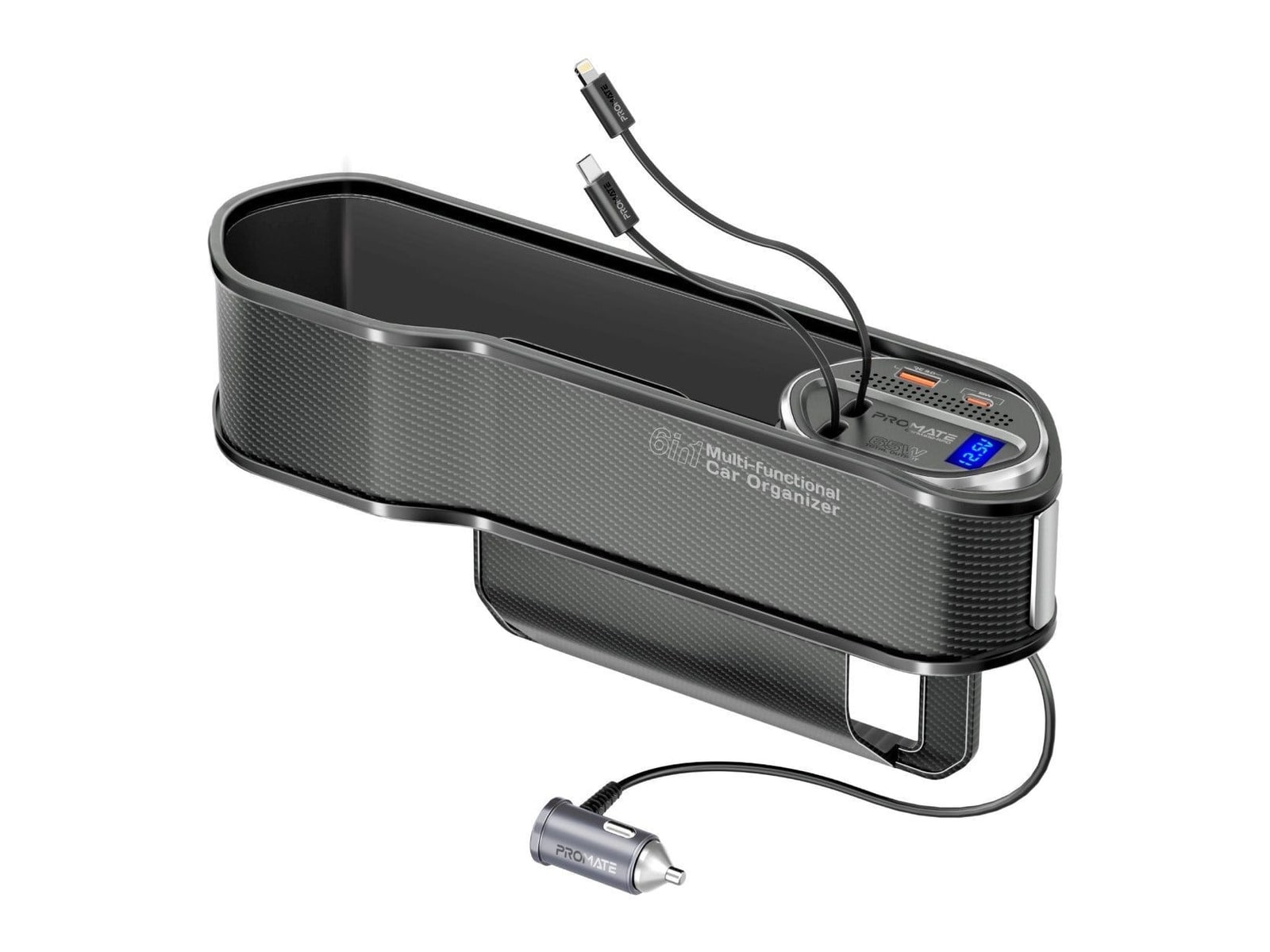 Promate - CarMate-RPD Black Car Chargers