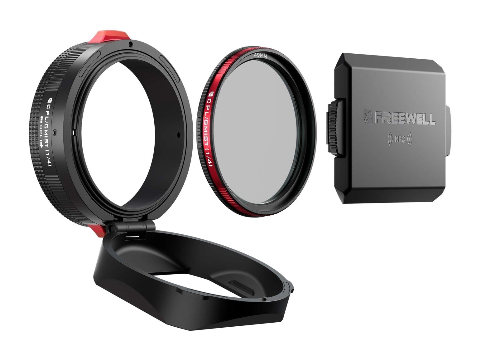 Freewell - Fuji GFX100RF Real Lens Hood Black Camera Accessories - Black