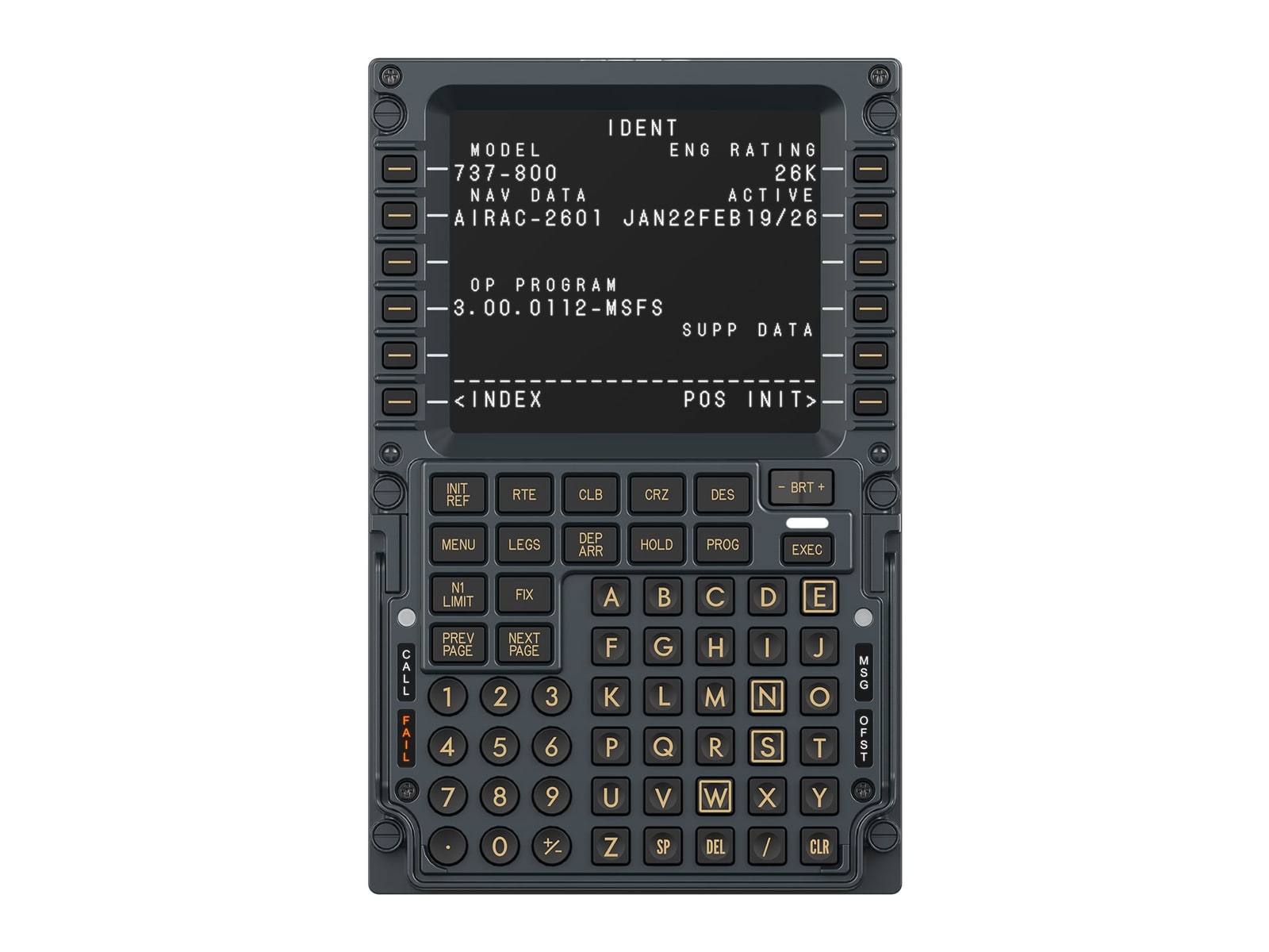 MOZA - MB7F Flight Computer Display