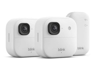 Blink - Outdoor 2K+ 2-Camera System White Security Cameras