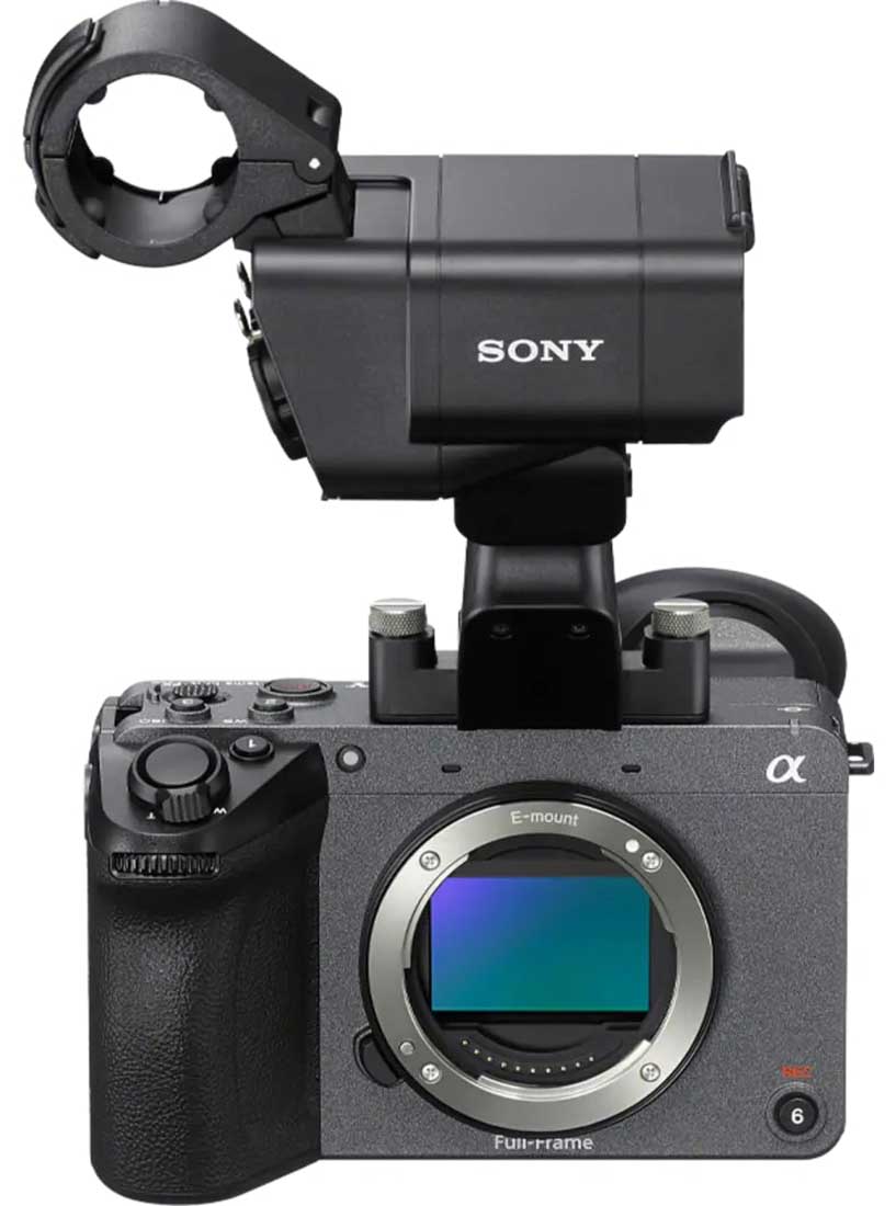 Sony - FX2 Cinema Line 33 MP Mirrorless Cameras with XLR Handle Unit - Black