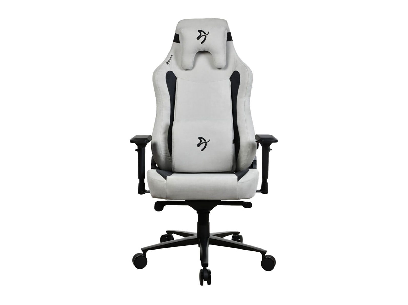 Arozzi - Gaming Chair Vernazza XL in Supersoft Light Grey Finish - Light Grey