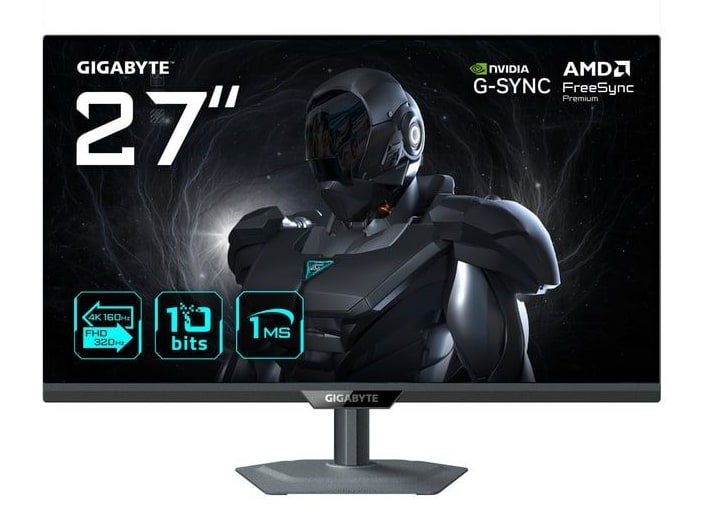 Gigabyte - 27 inch G27UP 3840 x 2160 160Hz Gaming Monitors - Black