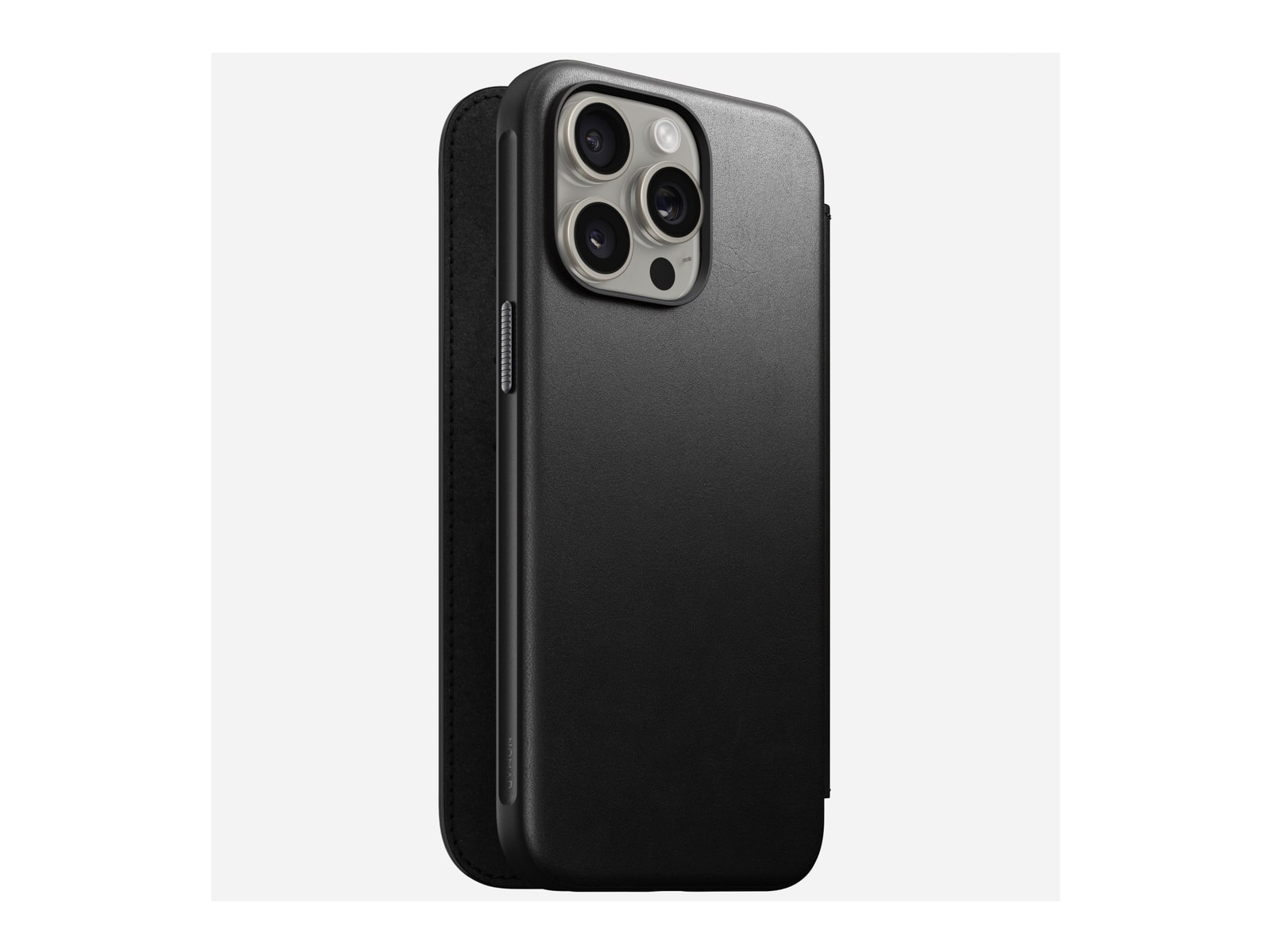 Nomad - Modern Leather Folio - iPhone 15 Pro Max - Black