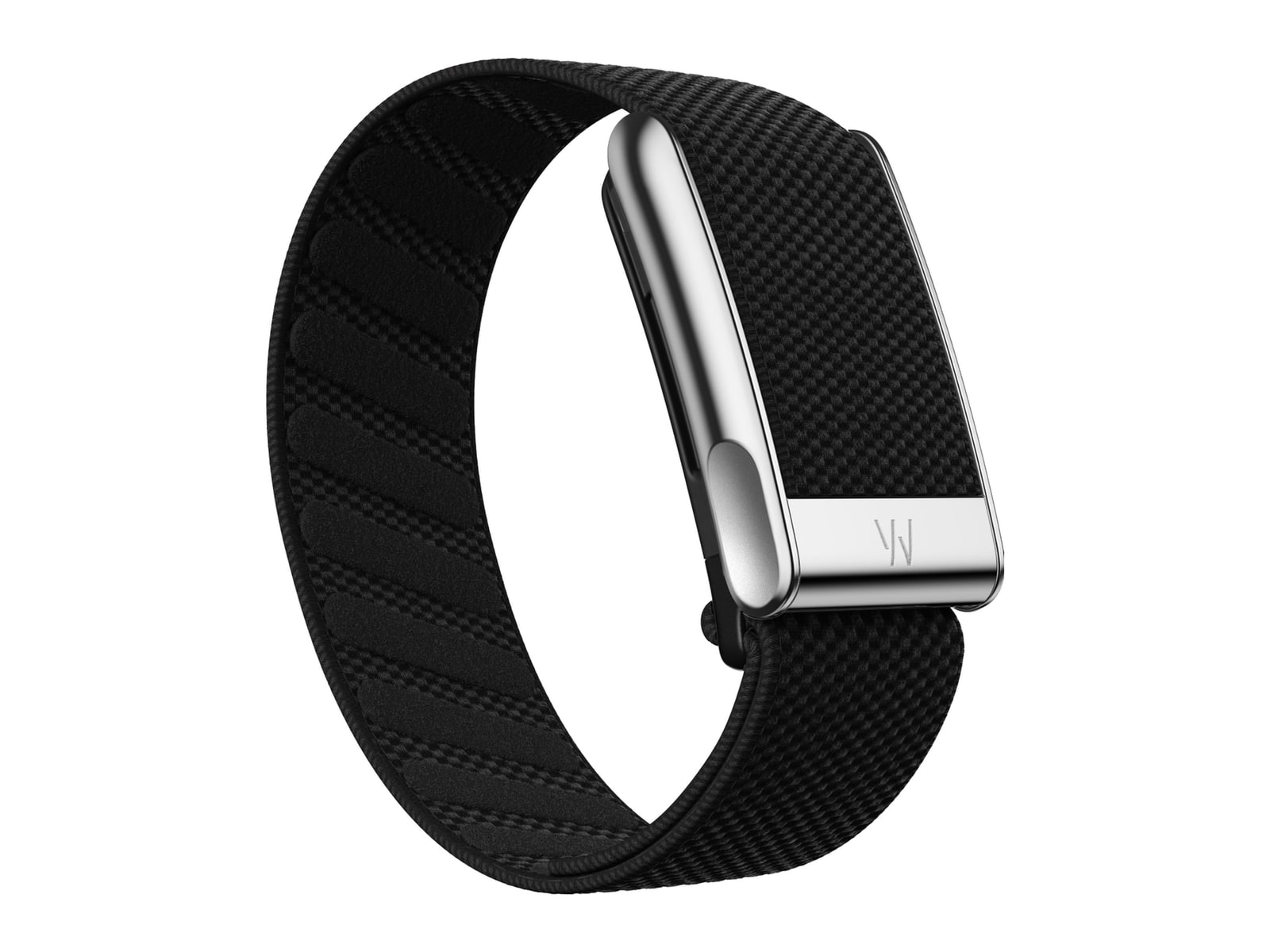 WHOOP - MG SuperKnit Luxe Band Watch Bands - Obsidian with Titanium