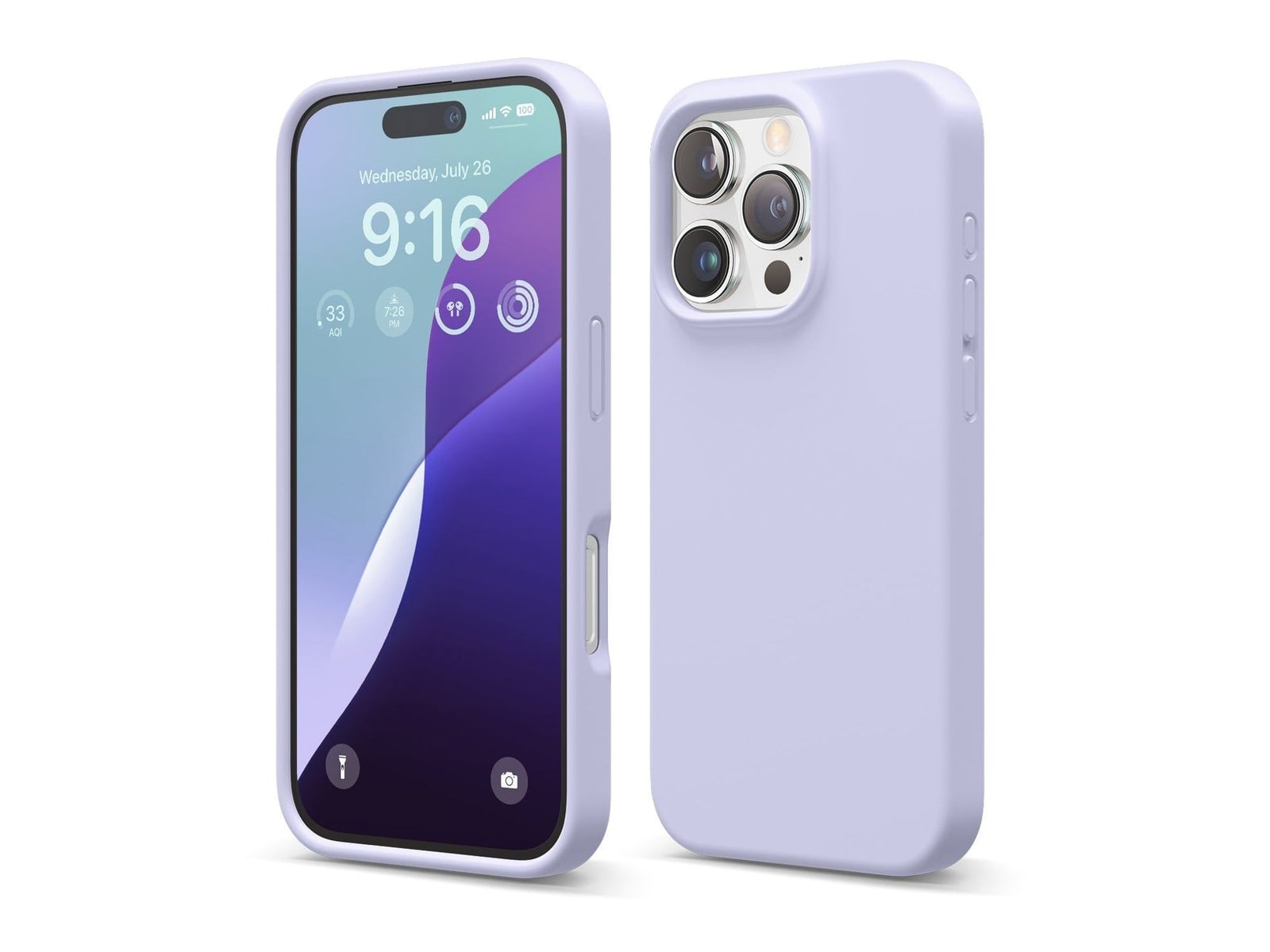 elago - Premium Silicone Case - iPhone 16 Pro - Purple