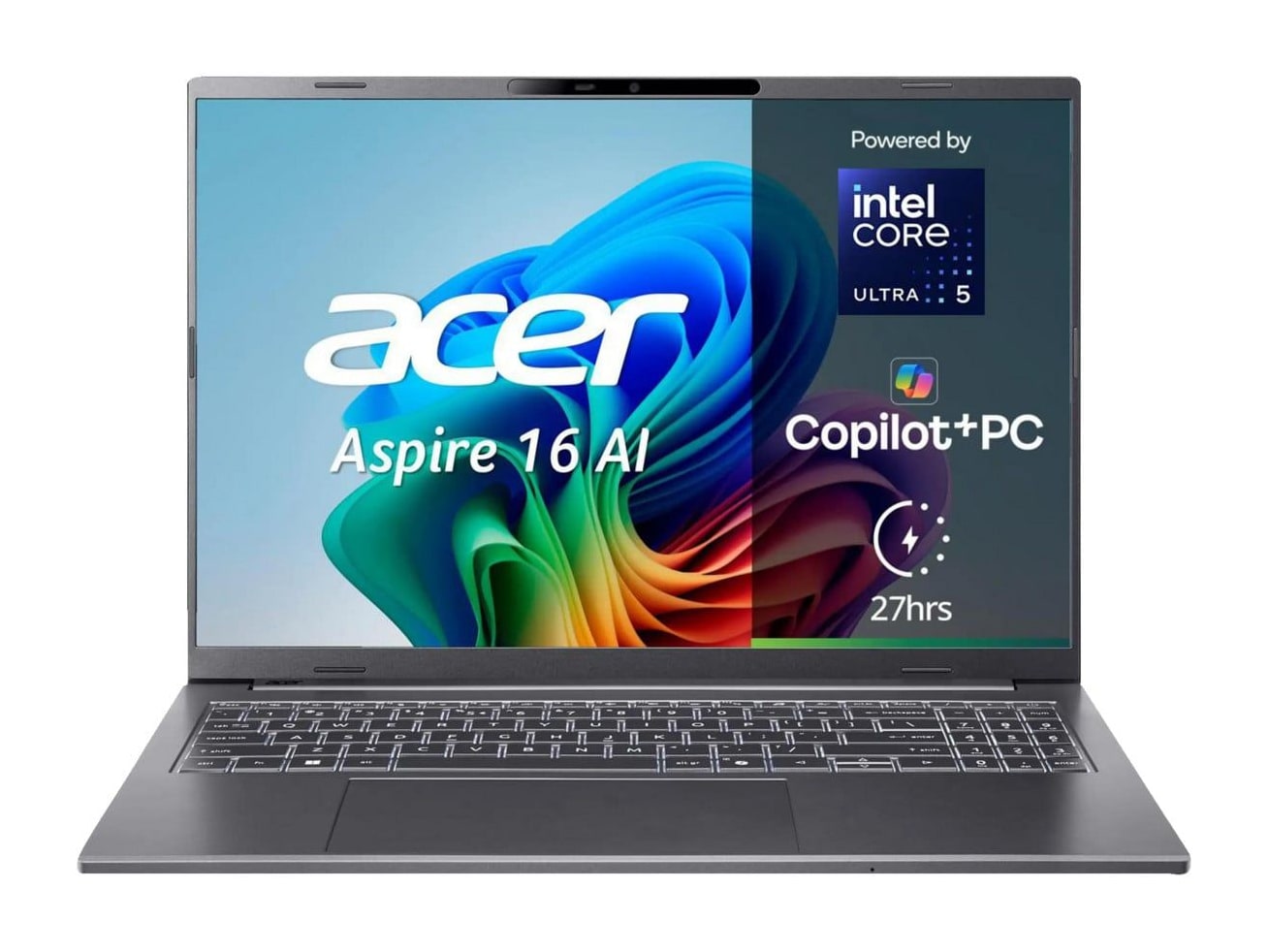 Acer - Aspire 16 AI A16-52M-54E8 16" - Intel Core Ultra 5 226V chip - 16GB Memory - 512GB SSD