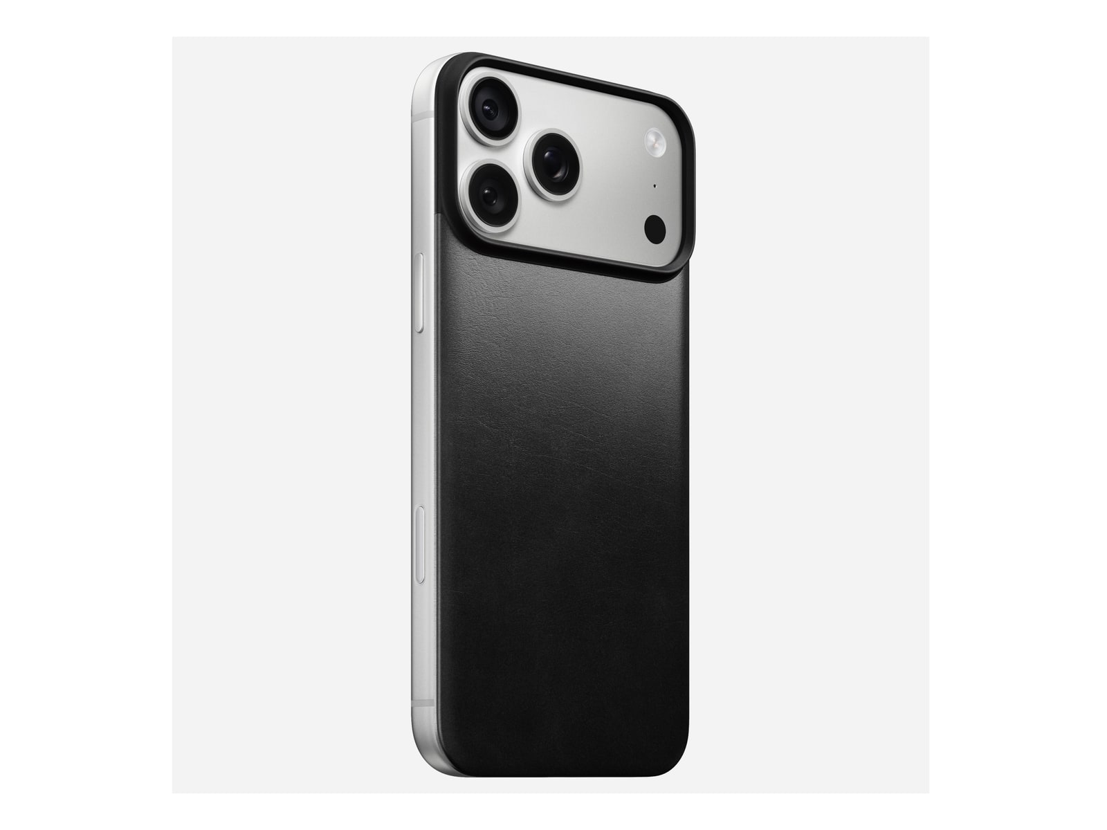 Nomad - Magnetic Leather Back - iPhone 18 Pro Max Phone Cases - Black