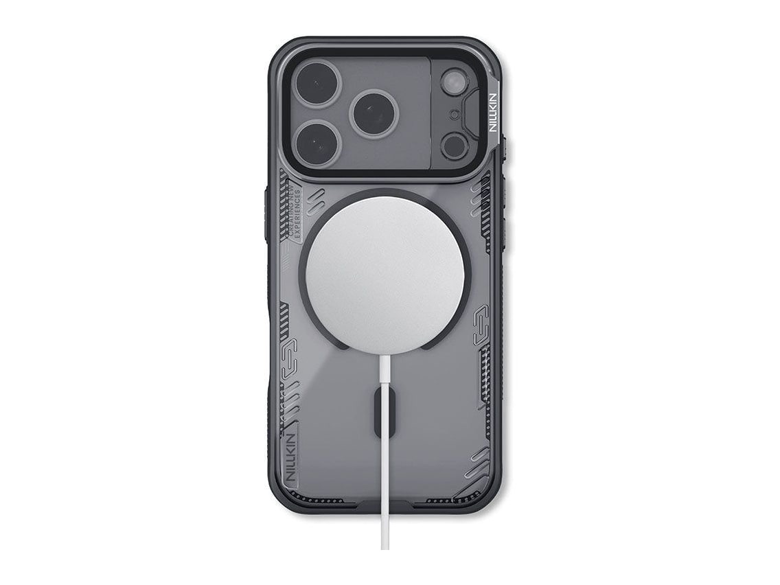 Nillkin - MagSafe Compatible Iceblade CamProp Case with Transparent Camera Cover - iPhone 17 Pro Max - Black