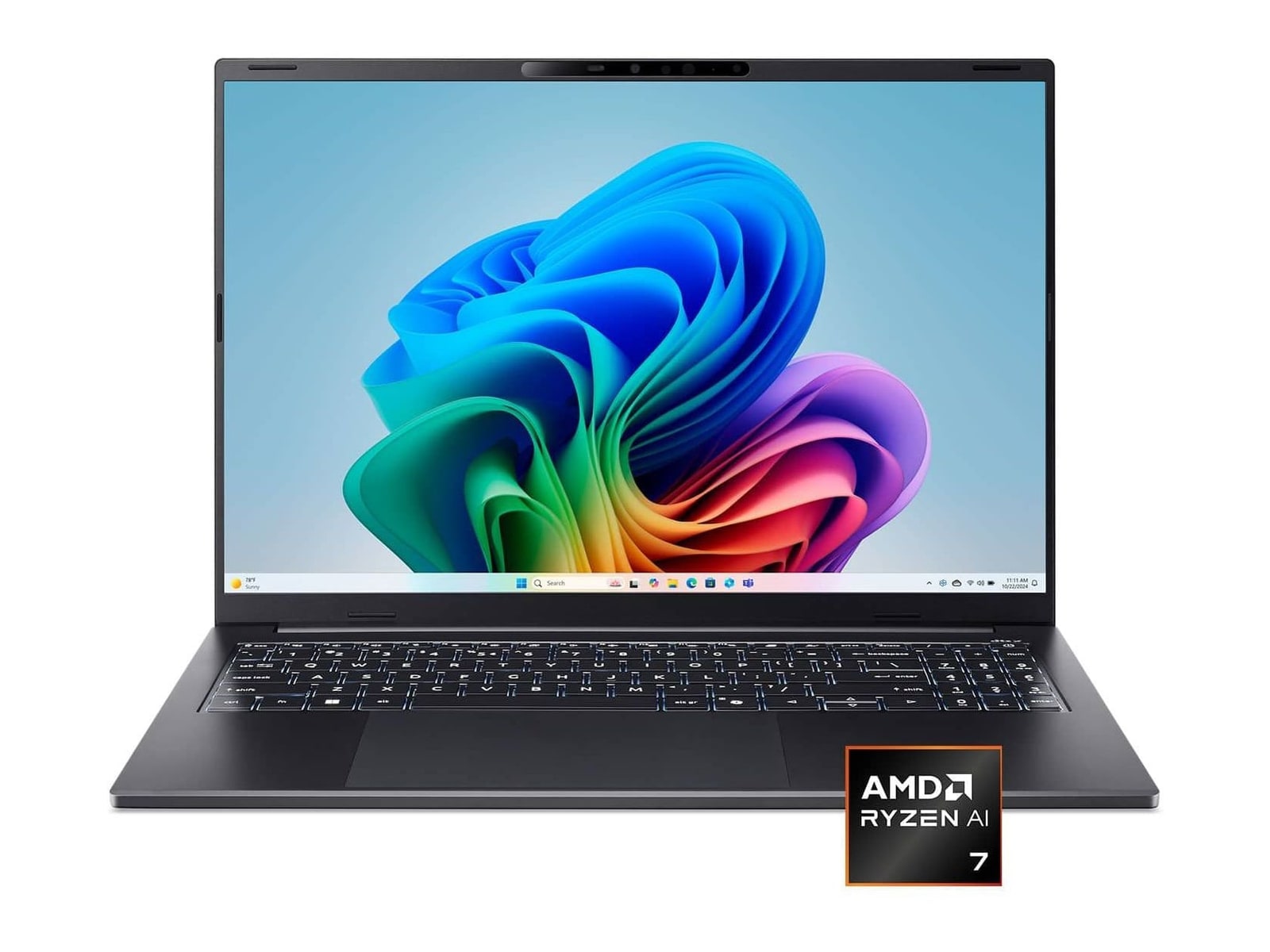 Acer - Swift Go 16 AI SFG16-A71T-R5UY 16" - AMD Ryzen 7 445 chip - 16GB Memory - 1TB SSD - Obsidian Black