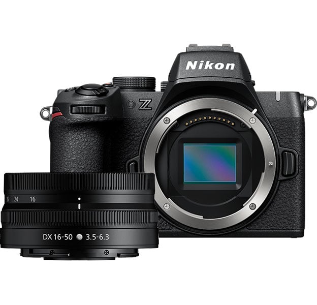 Nikon - Z50II 20.9MP Mirrorless Cameras with 16-50mm f/3.5-6.3 Lens - Black