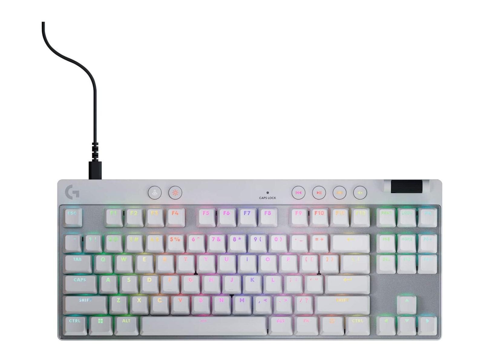 Logitech - PRO X TKL RAPID Keyboards - White
