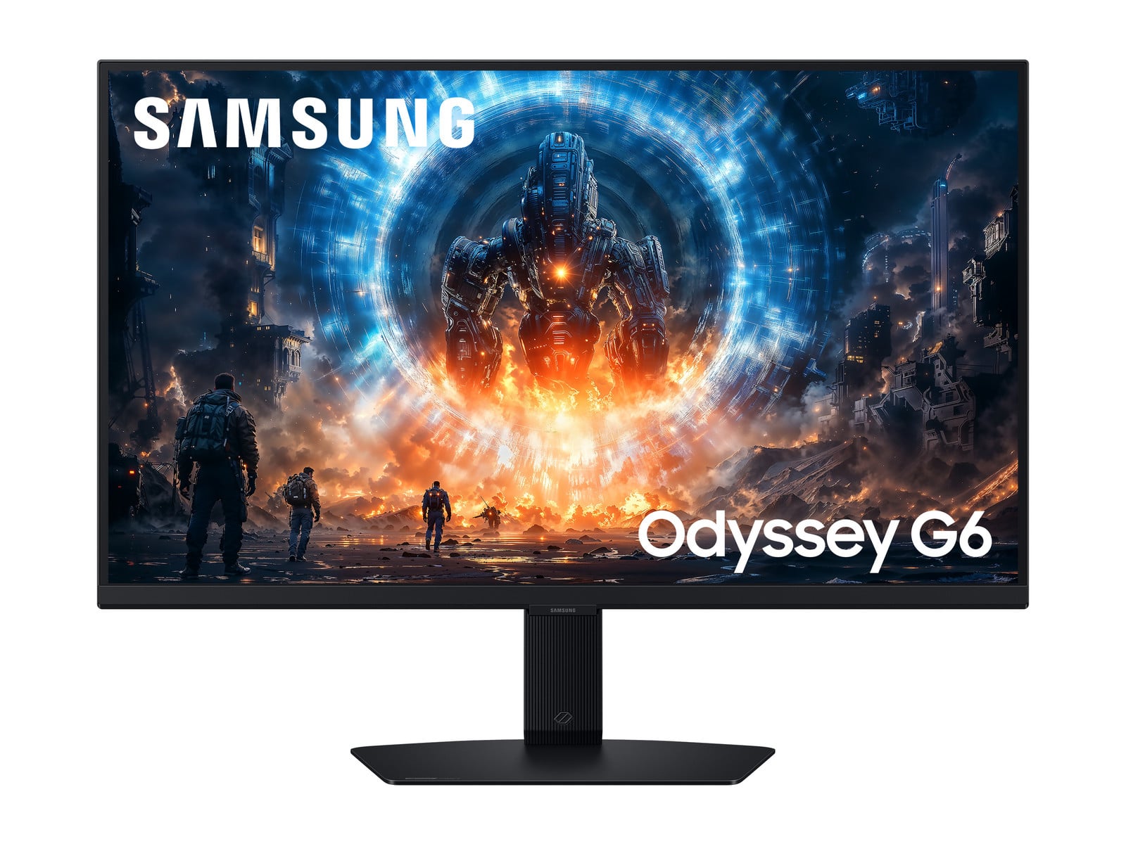 Samsung - 27" Odyssey G6 G60F QHD 350Hz Gaming Monitors - Black