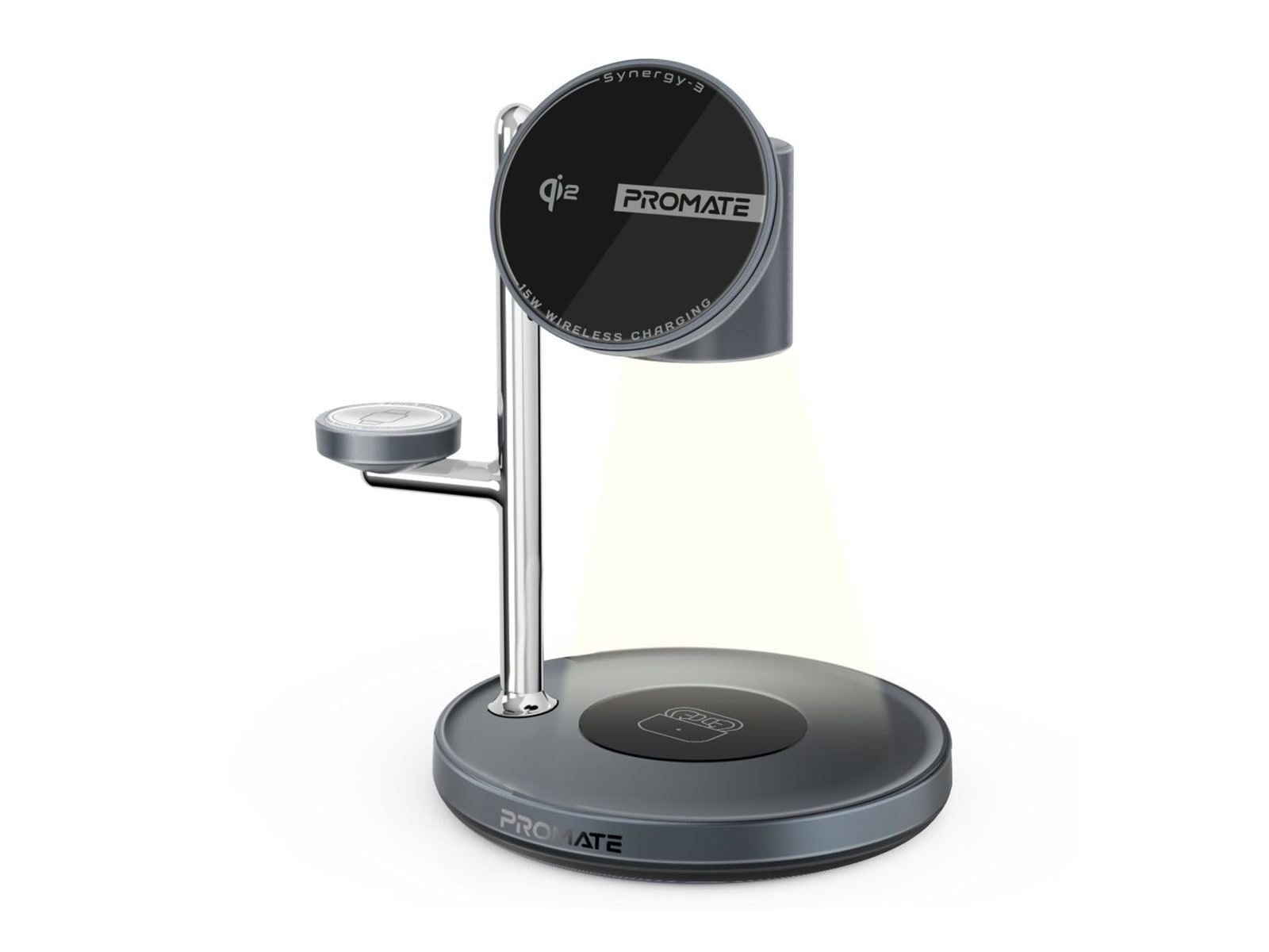 Promate - Synergy-3 Wireless Chargers - Black