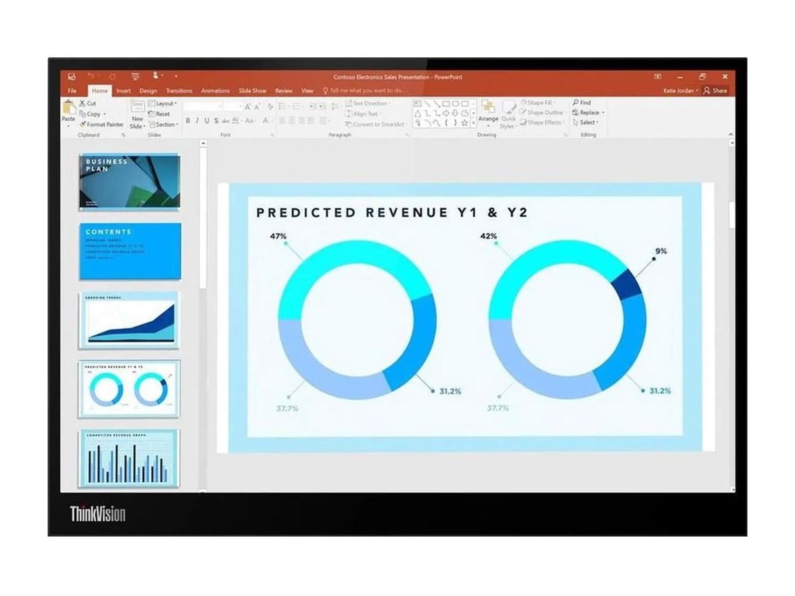 Lenovo - 14" ThinkVision M14d Professional Monitors