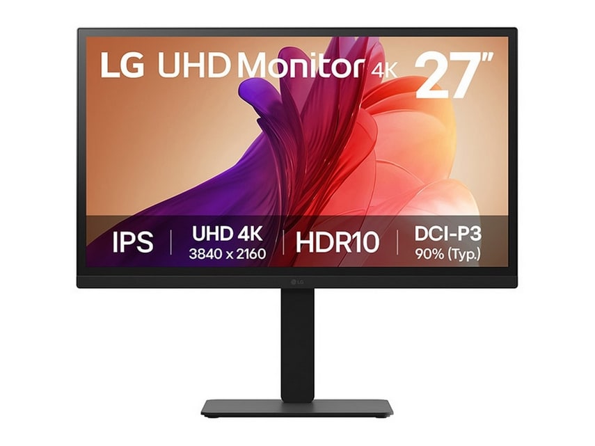 LG - 27" UltraFine 27BA45U-B 4K UHD 60Hz 4K/5K Monitors - Black