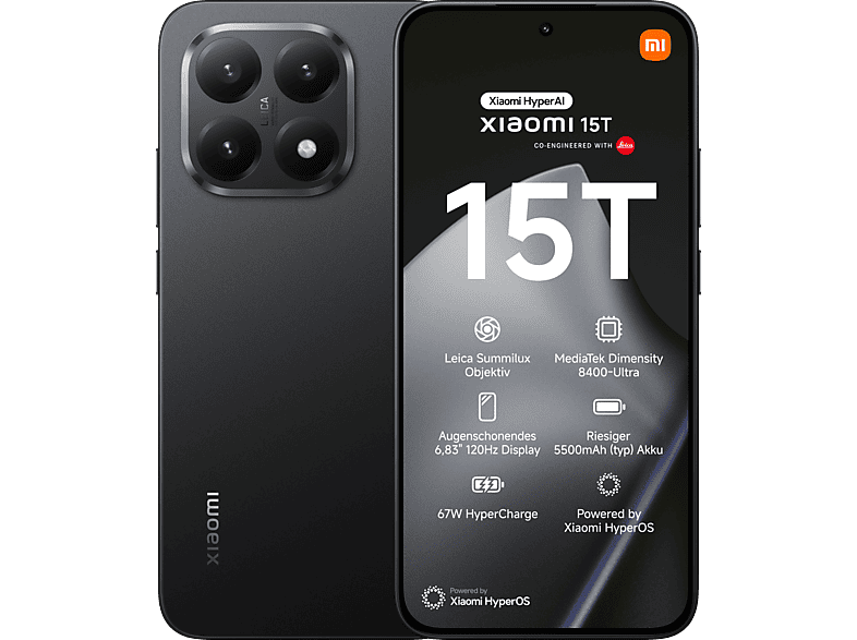 Xiaomi - 15T 512GB - Black