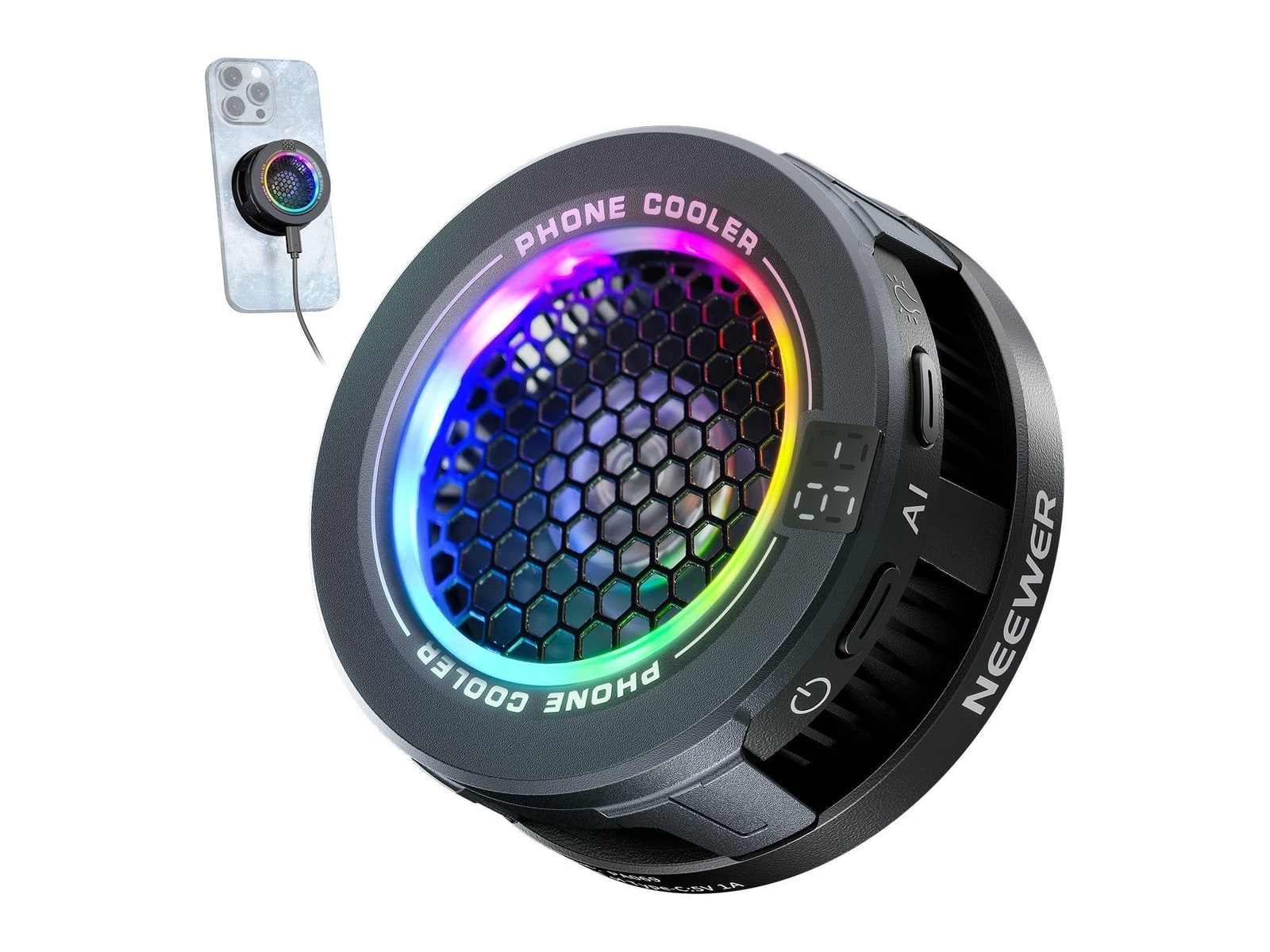Neewer - BASICS PA069 Magnetic Phone Cooler Fan Camera Accessories