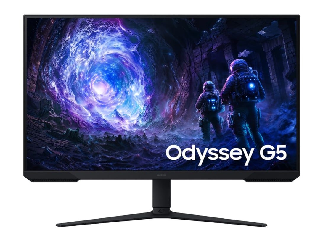 Samsung - 32" Odyssey G5 G5F1 WQHD 180Hz Gaming Monitors - Black
