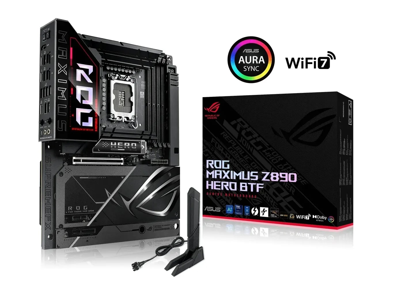 ASUS - ROG Maximus Z890 Hero BTF Motherboards