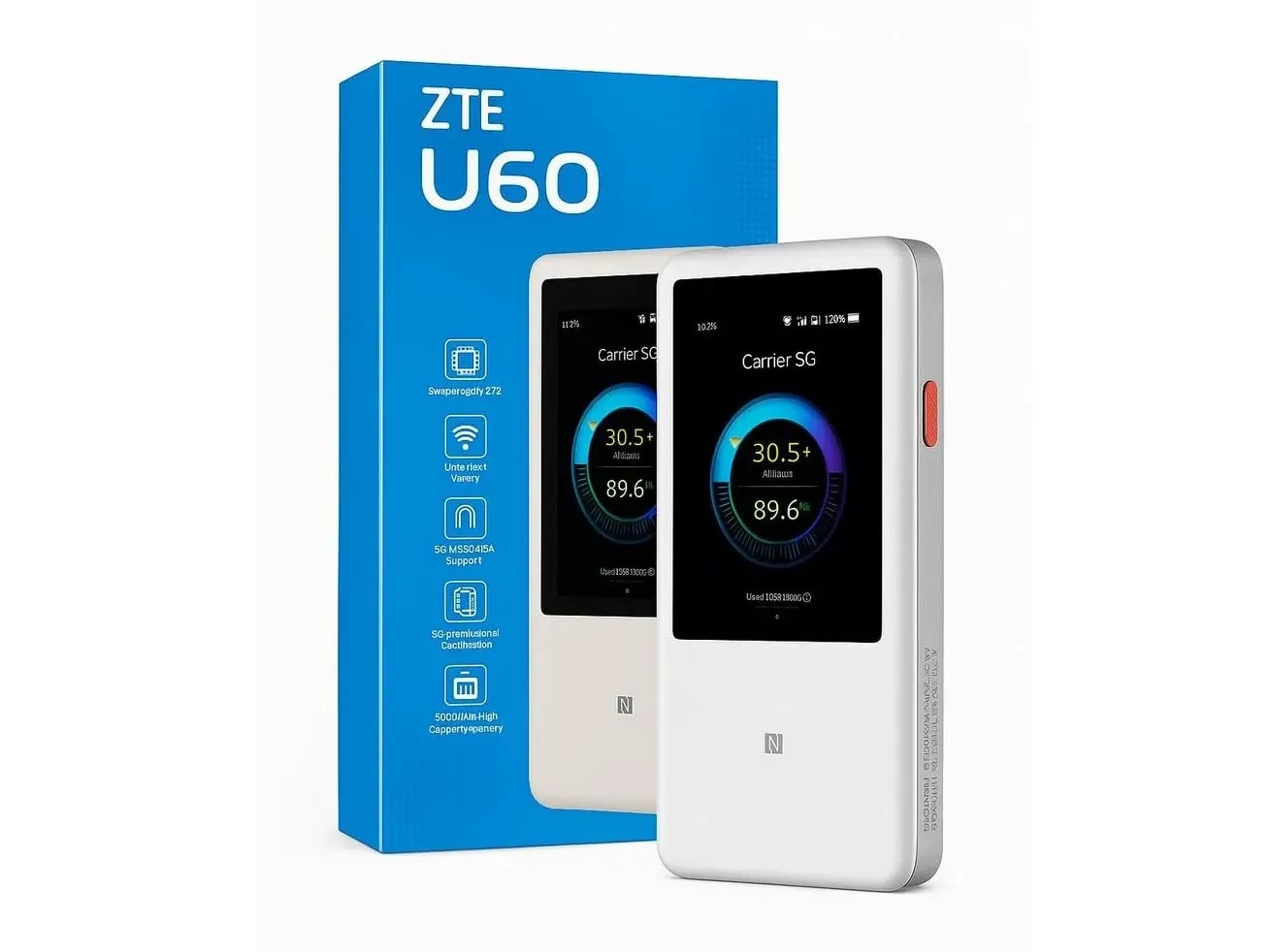 ZTE - U60 HyperMobile 2 5G Mobile Hotspot Routers