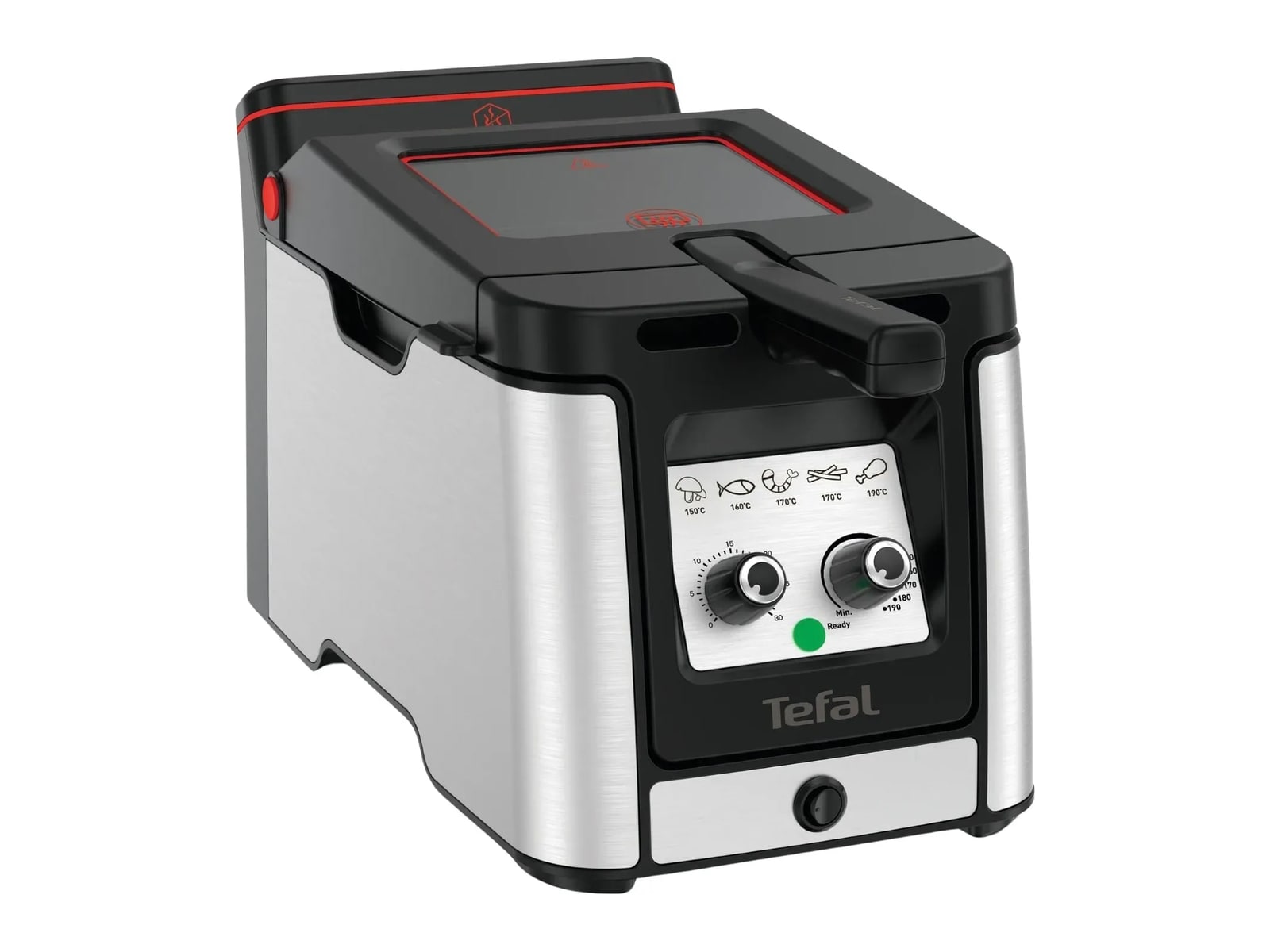 Tefal - Clear Duo FR600D Black Air Fryers