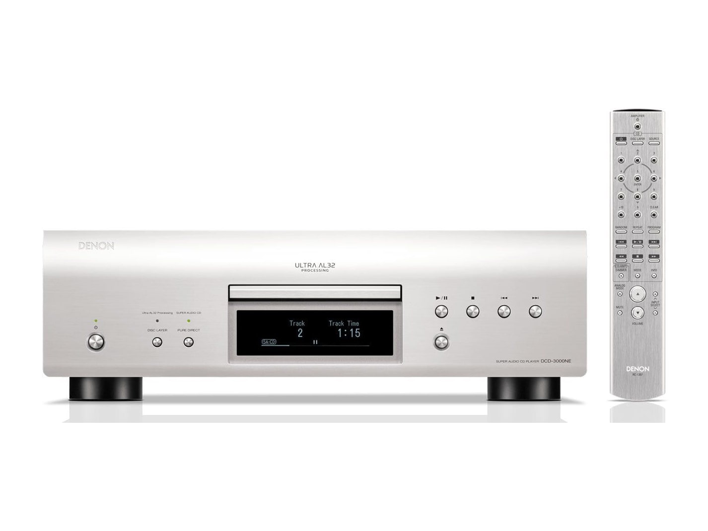 Denon - DCD-3000NE Turntables & CD Players - Silver