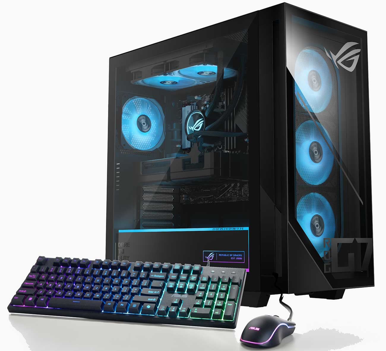ASUS - ROG G700 G700TF-SS768 - Intel Core Ultra 7 265F chip - 32GB Memory - 2TB SSD SSD - Black