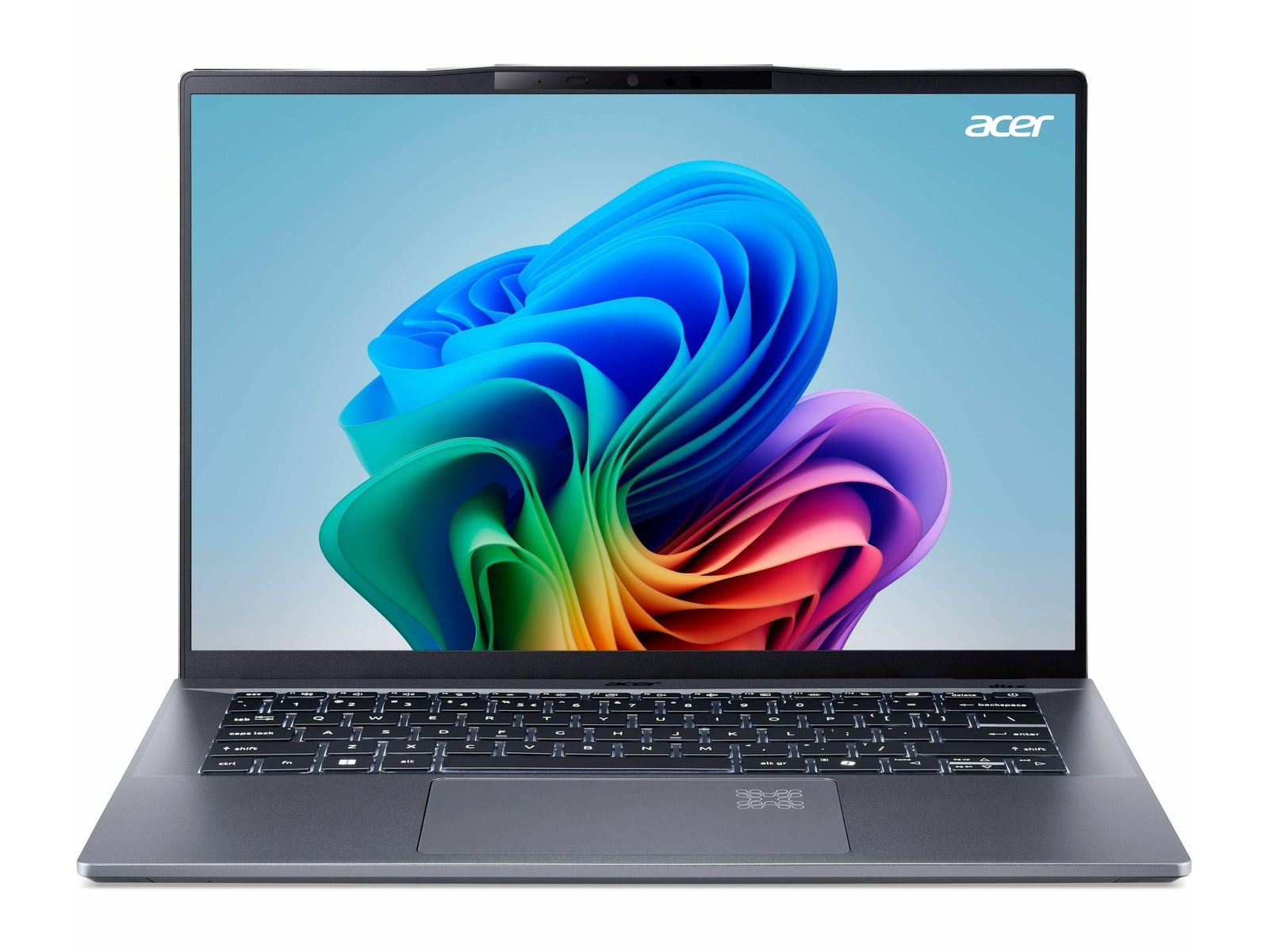 Acer - Swift Go 14 AI SFG14-01-X006 14.5" - Qualcomm Snapdragon X chip - 16GB Memory - 1TB SSD - Steel Gray