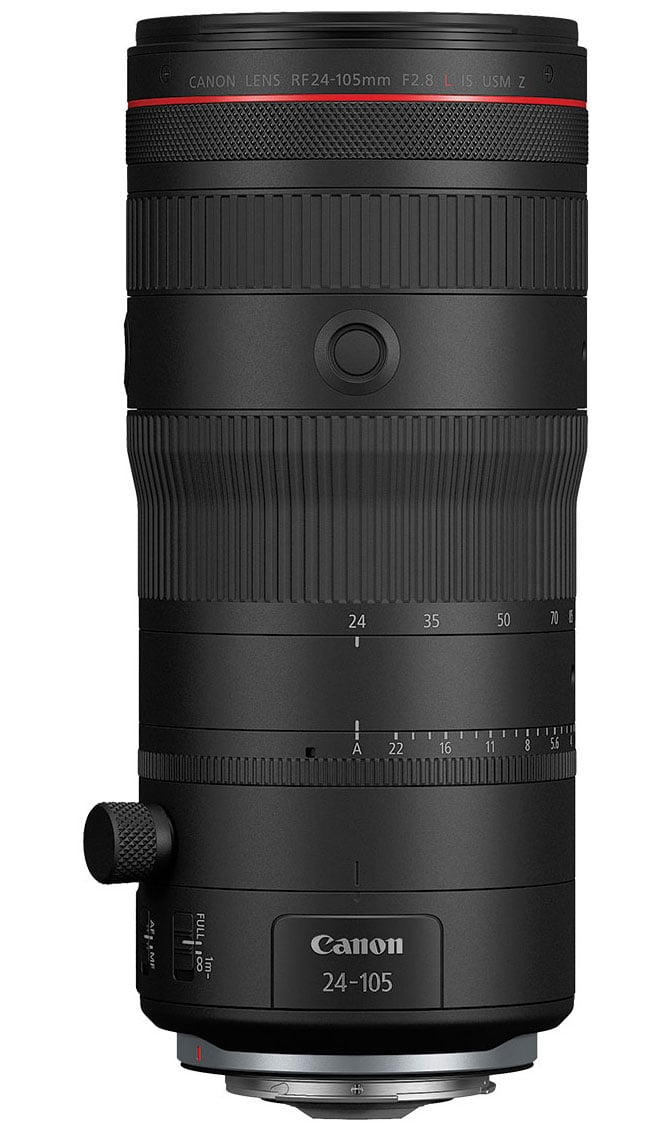 Canon - RF24-105mm F2.8 L IS USM Z Camera Lenses - Black
