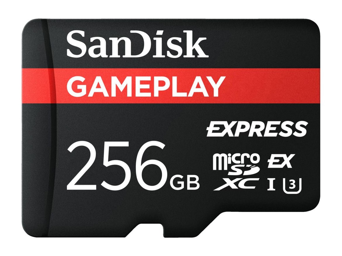 SanDisk - GamePlay microSD Express Works with Nintendo Switch 2 256GB Storage Drives