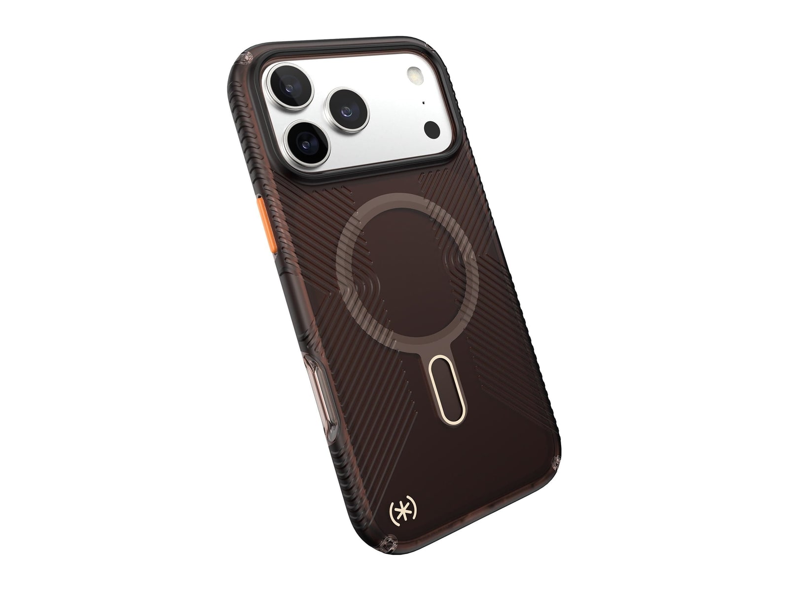 Speck - Presidio Lux Grip + Mist MagSafe with ClickLock - iPhone 17 Pro Max - Luxury Shade Matte/Orange