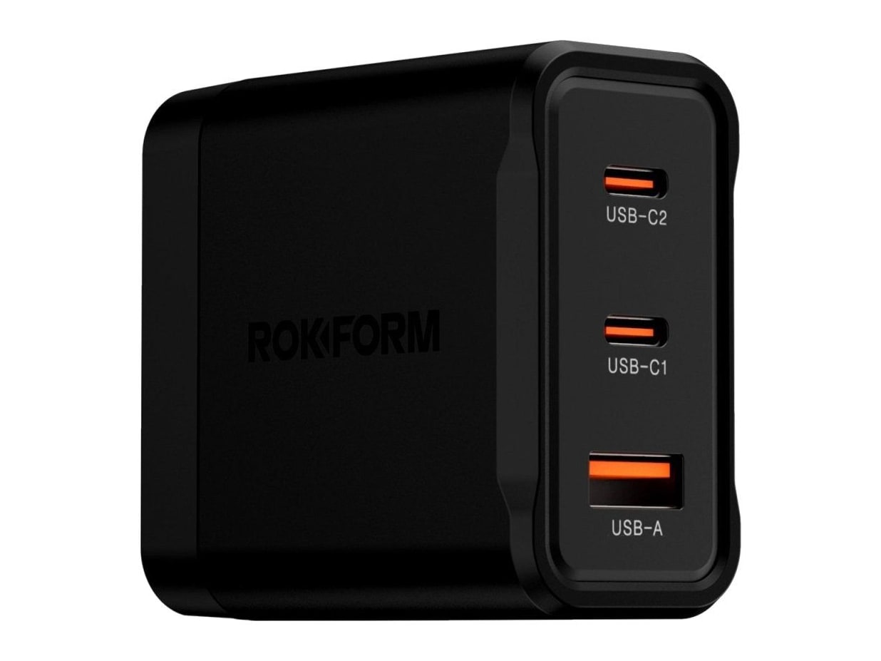 Rokform - PowerTrip 65W GaN Black Wall Chargers