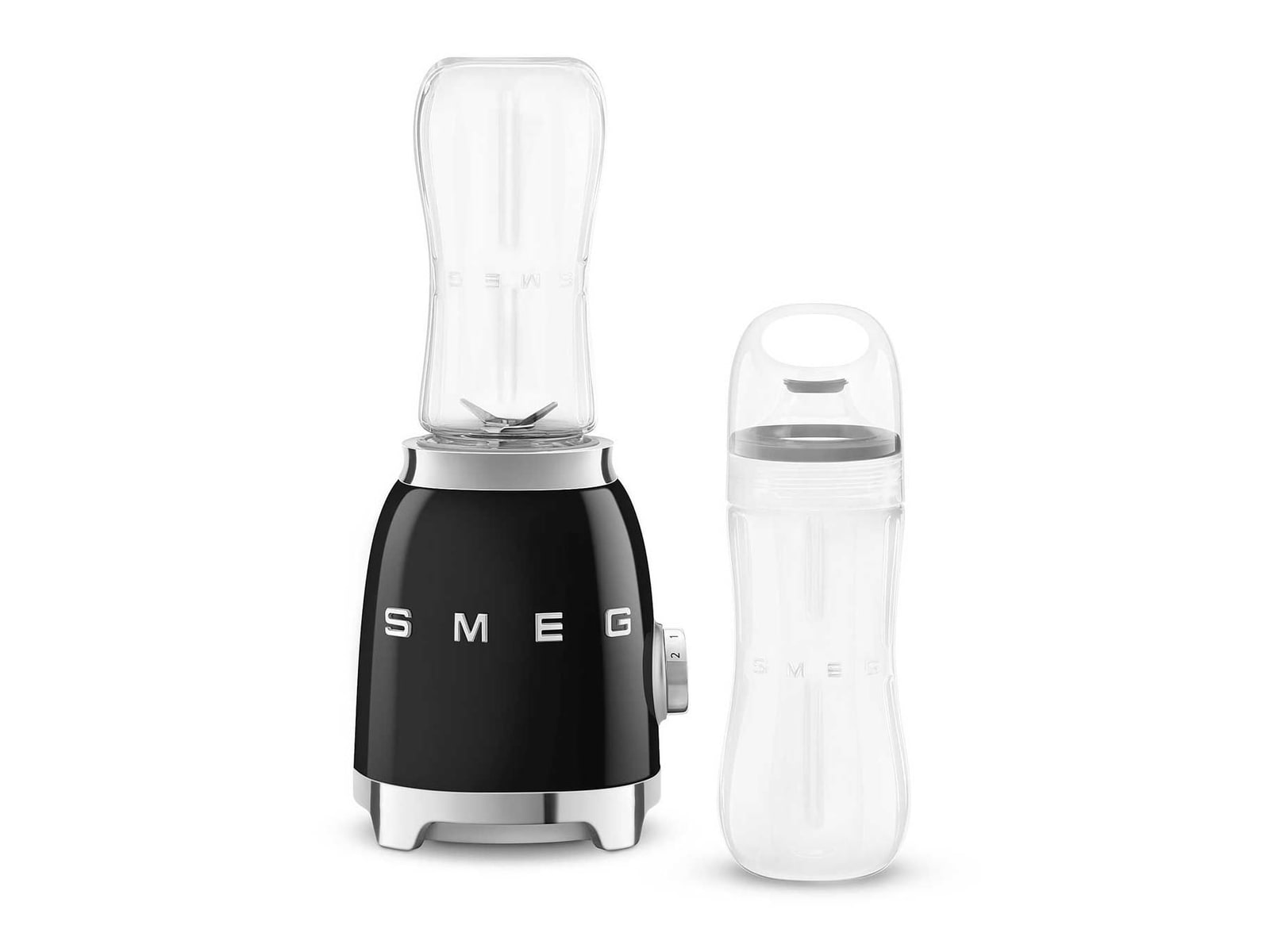 Smeg - Blender 50's Retro Style Compact Personal Black Blenders & Mixers